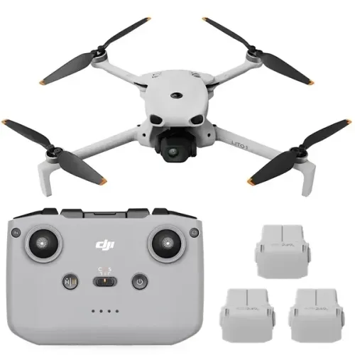 Drone Dji Lito 1 FLY More Combo (Dji RC-N3) Anatel 4K com GPS - Cinza Claro / PARA PEDIDO