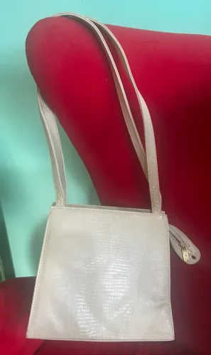 Bolsa Ombro Corello Couro Legítimo Texturizado Vintage