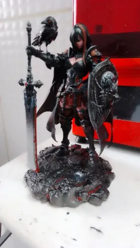 ART figure detalhada de guerreira