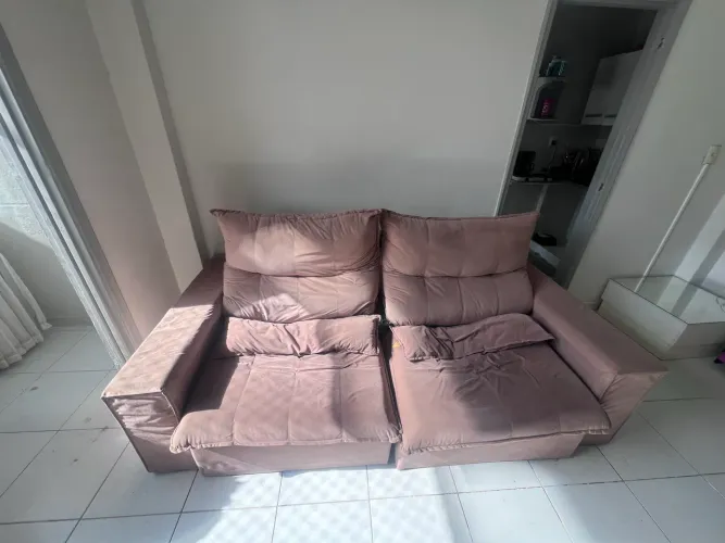Sofá gigante reclivanel e extensivo
