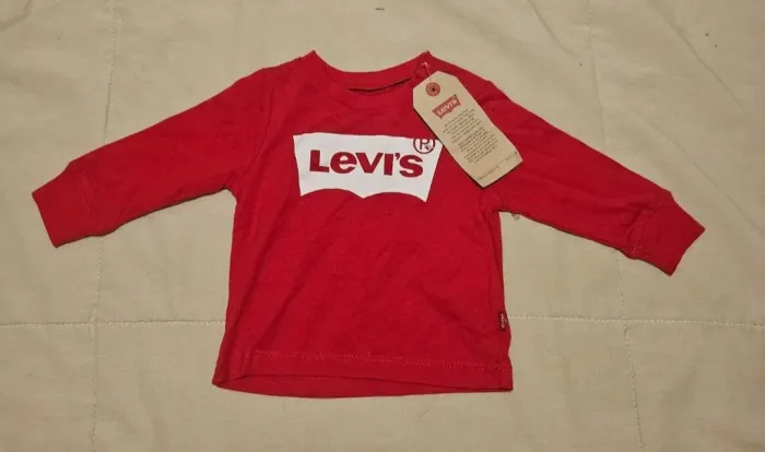 Camiseta Levis infantil Bebê 3 meses (NOVA) 