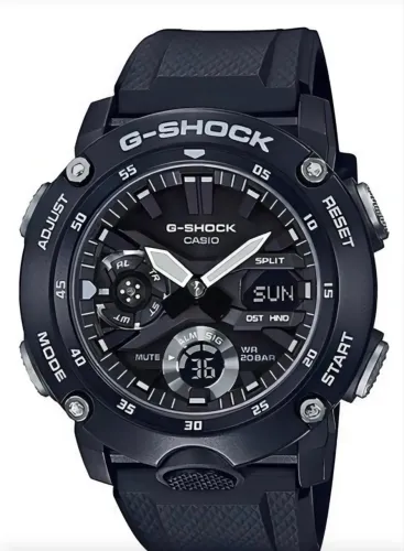 Relógio Casio G-Shock Anadigi Preto GA-2000S