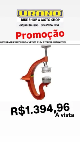 Vulcanizadora vp-500 p/pneu automóveis