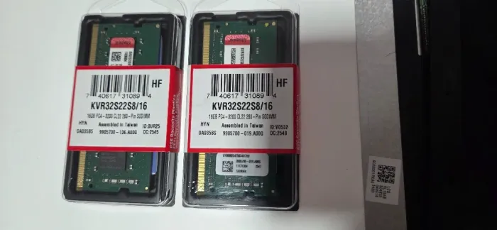 Memoria DDR4 16Gb Kingston Notebook 3200 Mhz