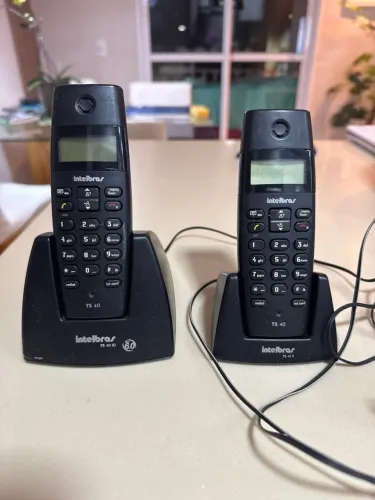 Telefone duplo sem fio Intelbras