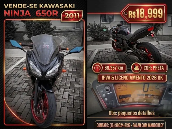 Kawasaki ninja 650r 2011