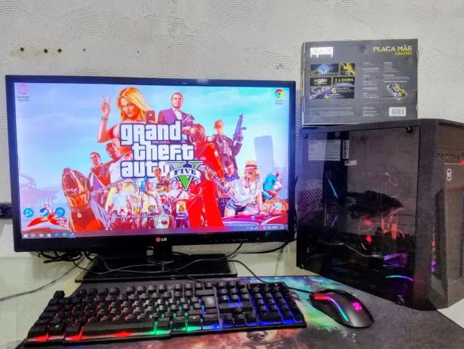 Computador Gamer Completo Core i7 RX580 16GB SSD512GB