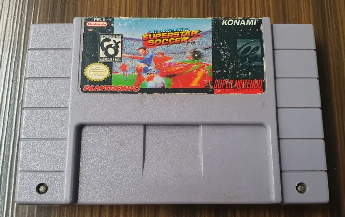 INTERNATIONAL SUPER STAR SOCCER SNES PLAYTRONIC SUPER NINTENDO ORIGINAL