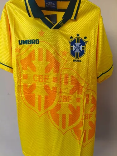 Camisa Retrô da Seleção Brasileira Copa do Mundo 1994