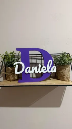 Nome decorativo - Qualquer Nome - Diversas Cores