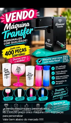 Máquina transfer personalizados