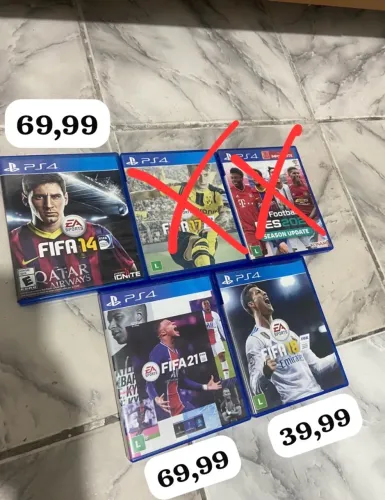 Jogos ps4 Valores na imagem 