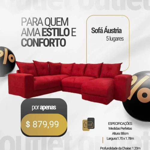 Sofá canto Áustria