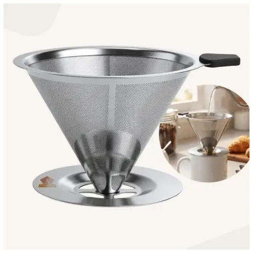 Coador de Café em Inox Reutilizável - Loja Loxee Store