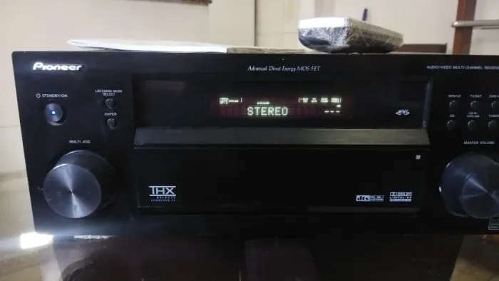 Receiver Pioneer VSX 1015TX - 220 vatts por canal 7 canais com manual
