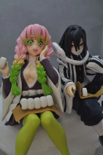 Mitsuri & Obanai - Chokonose Figure Set | Demon Slayer: Kimetsu no Yaiba (SEGA)