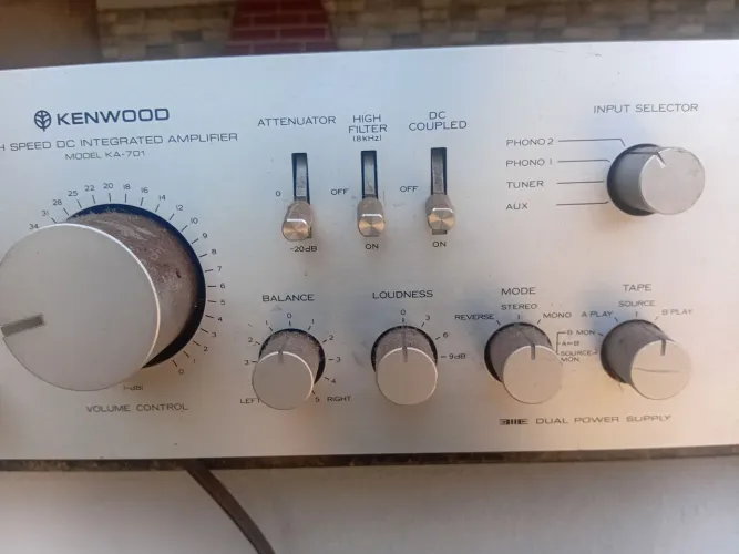 Amplificador Integrado Kenwood Model KA-701