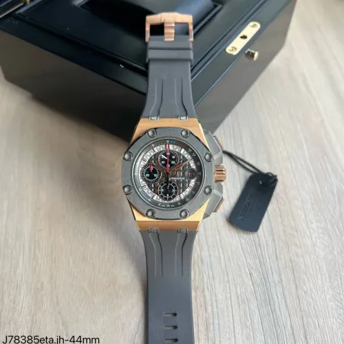 Relógio Audemars Piguet Royal Oak Michael Schumacher Rose Titânio /Bisel Cinza- ETA S/c