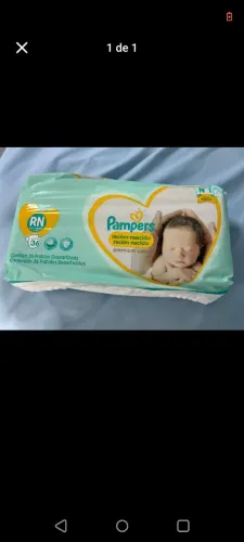 Fralda Pampers Rn