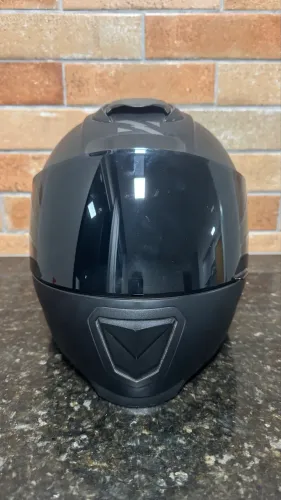 Vendo capacete norisk razor black tamanho 56