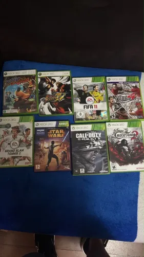 Lote de 8 jogos Xbox 360