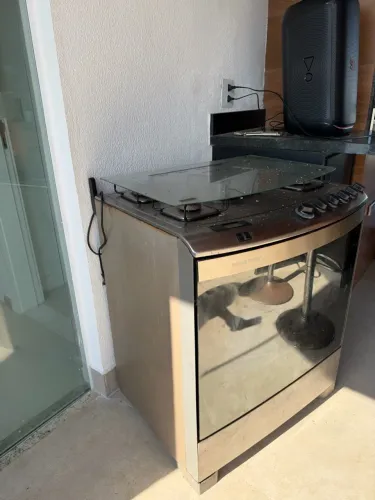 Fogão Brastemp Inox - Usado
