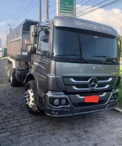Mb atego 2429 2015 6x2 caçamba basculante