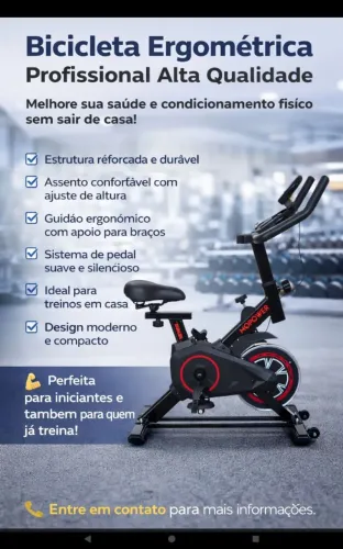 Bicicleta Egometrica profissional 