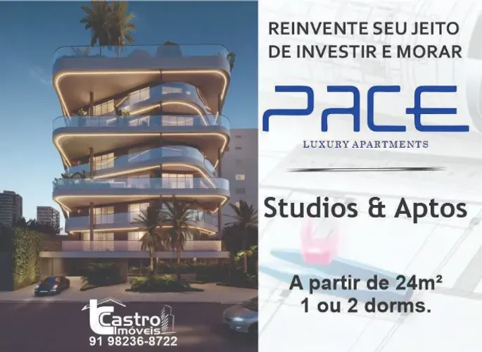 Condomínio PACE. Studios & Aptos com 1 ou 2/4 e 1 vaga. C055