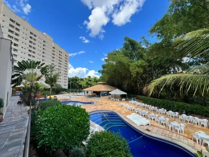 Flat de 01 Quarto Próximo ao Centro no Golden Dolphin Grand Hotel em Caldas Novas GO