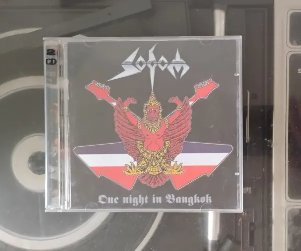 CD duplo Sodom "One Night in Bangkok" usado