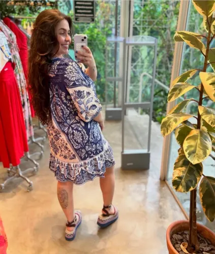 Vestido curto farm 