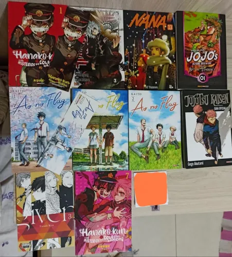 Lote manga - hanako-kun, nana, Jojo, given, jujutsu kaisen, ao no flag e Defense Devil