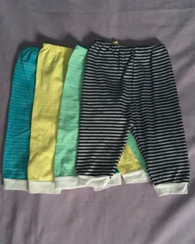 Kit 4 Calças Bebê Tipo Mijão