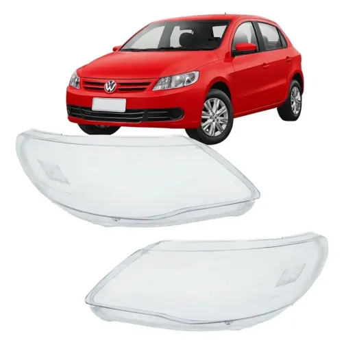Par de lentes do farol Voyage g5 e gol g5 novos