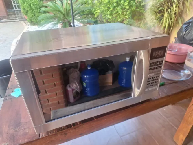 Microondas Electrolux MEX55 inox espelhado  45 lt