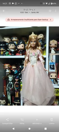 Boneca Barbie Anneliese A Princesa e a Plebéia
