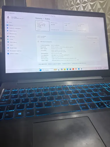 Notebook Lenovo Core i7 | 16 GB RAM | GTX 1050 3 GB