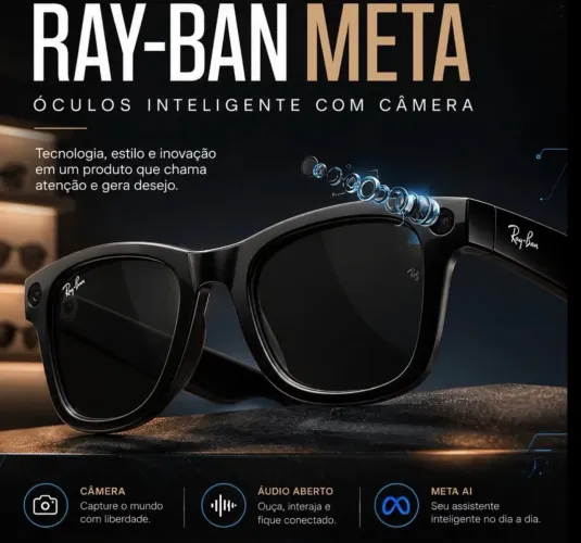 Ray Ban Meta 2 geração | Loja física | Lacrado