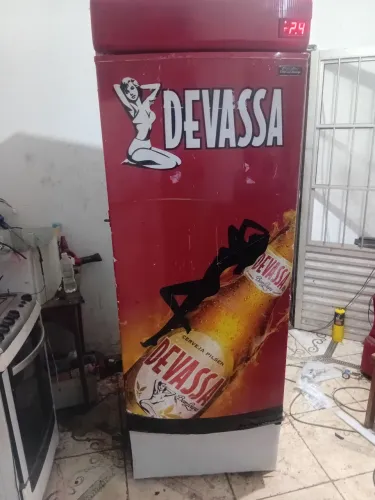 Cervejeira esmaltec 110 voltes frostifri seminova 1700 reais tel *69