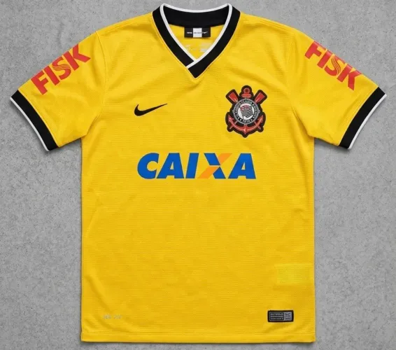Camisa Corinthians Amarela Cássio Nike Original - Tamanho M