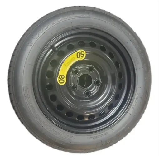 Pneu Fino Roda Temporária Estepe Original Byd Yuan Dolphin Plus King 5x114 Preta Completa