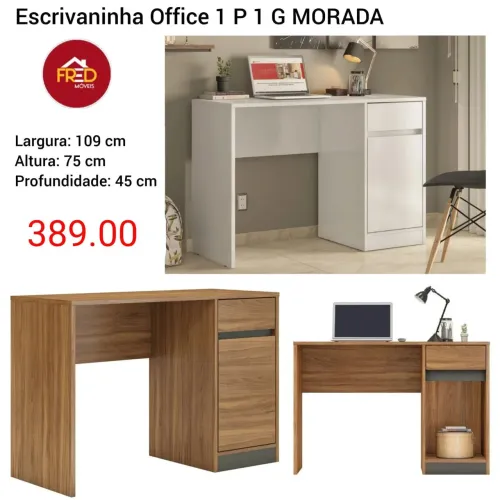 Escrivaninha com gavetas , entrega e monta 