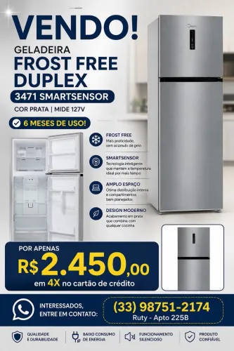 Geladeira - Frost Free Duplex -