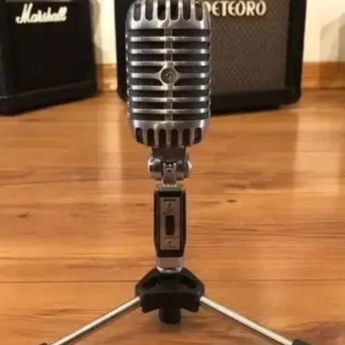 Microfone Shure 55sh Series Ii Dinâmico Cardioide Prateado