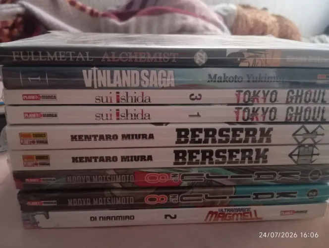 Kit Mangás títulos variados - esse kit não vendo separado