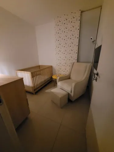 Quarto de Bebê Completo Lilibee Linha Haus Nature (Berço + Cômoda + Poltrona)