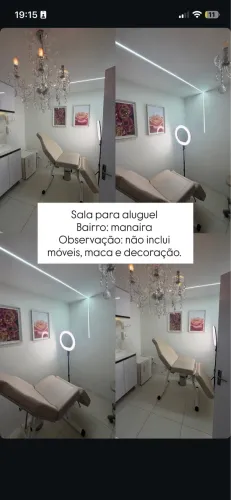 Alugo sala na clínica de estética em Manaira