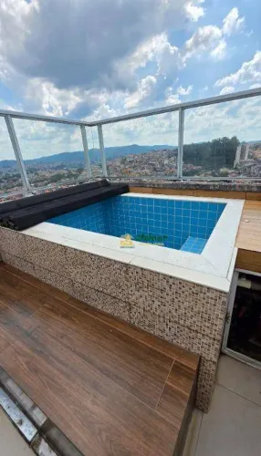 Cobertura com 2 dormitórios à venda, 88 m² por R$ 450.000,00 - Jardim Las Vegas - Guarulho