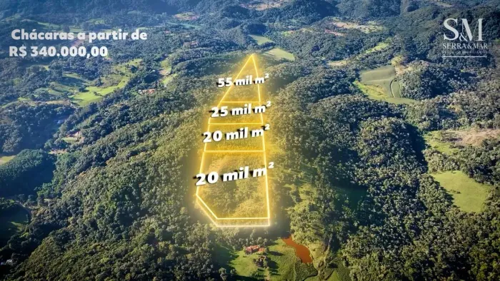 Chácaras a Venda em Rio Vermelho - São Bento do Sul / SC.